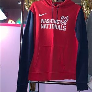 Red Washington nationals hoodie